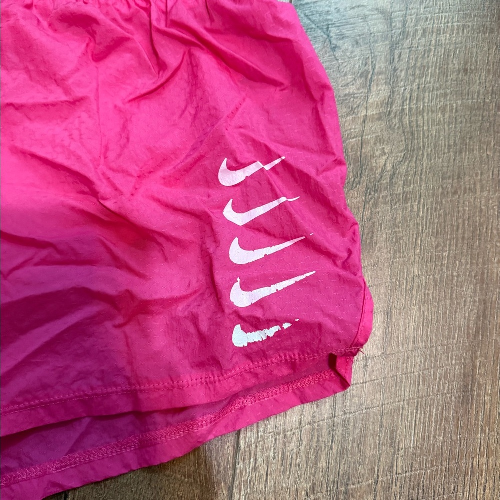 Nike Women's Hot Pink Athletic Shorts - Picture 2 of 3